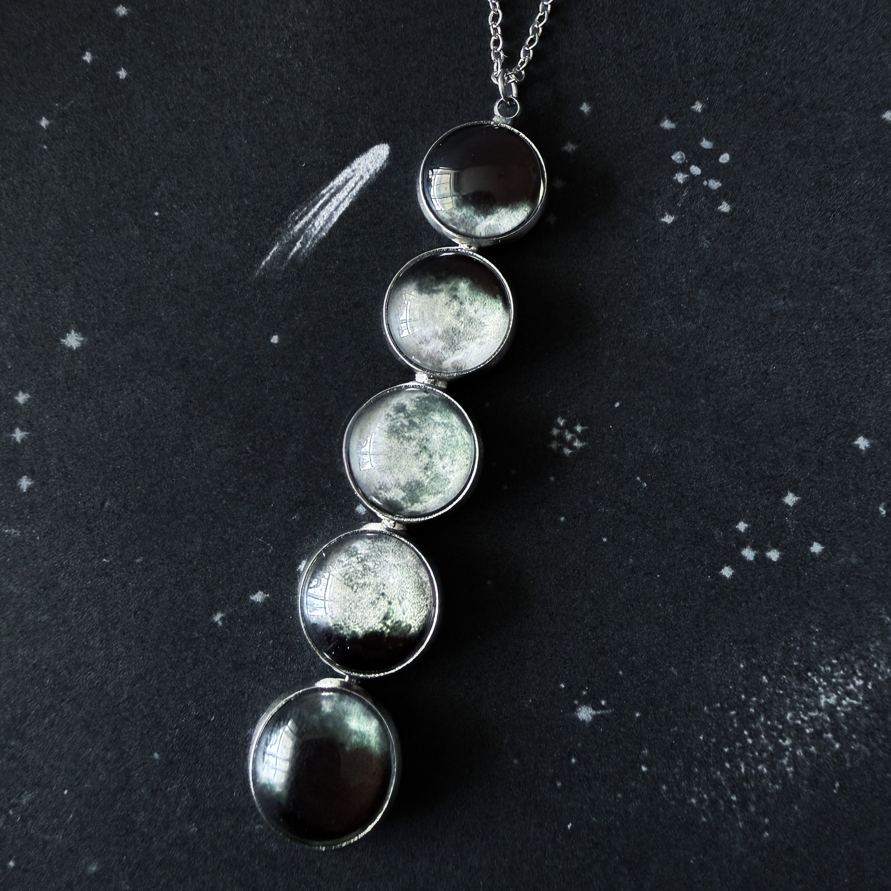 Moon Phase Pendant Necklace